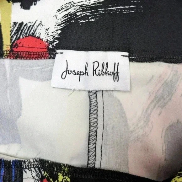 🍁Joseph Ribkoff Abstract Brushstroke Pants - Picture 5 of 5